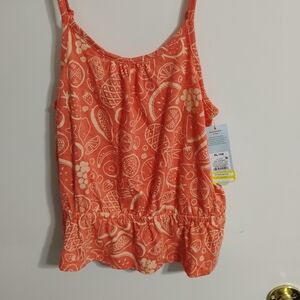 Cat & Jack Coral Fruit-Print Tank Top for Kids